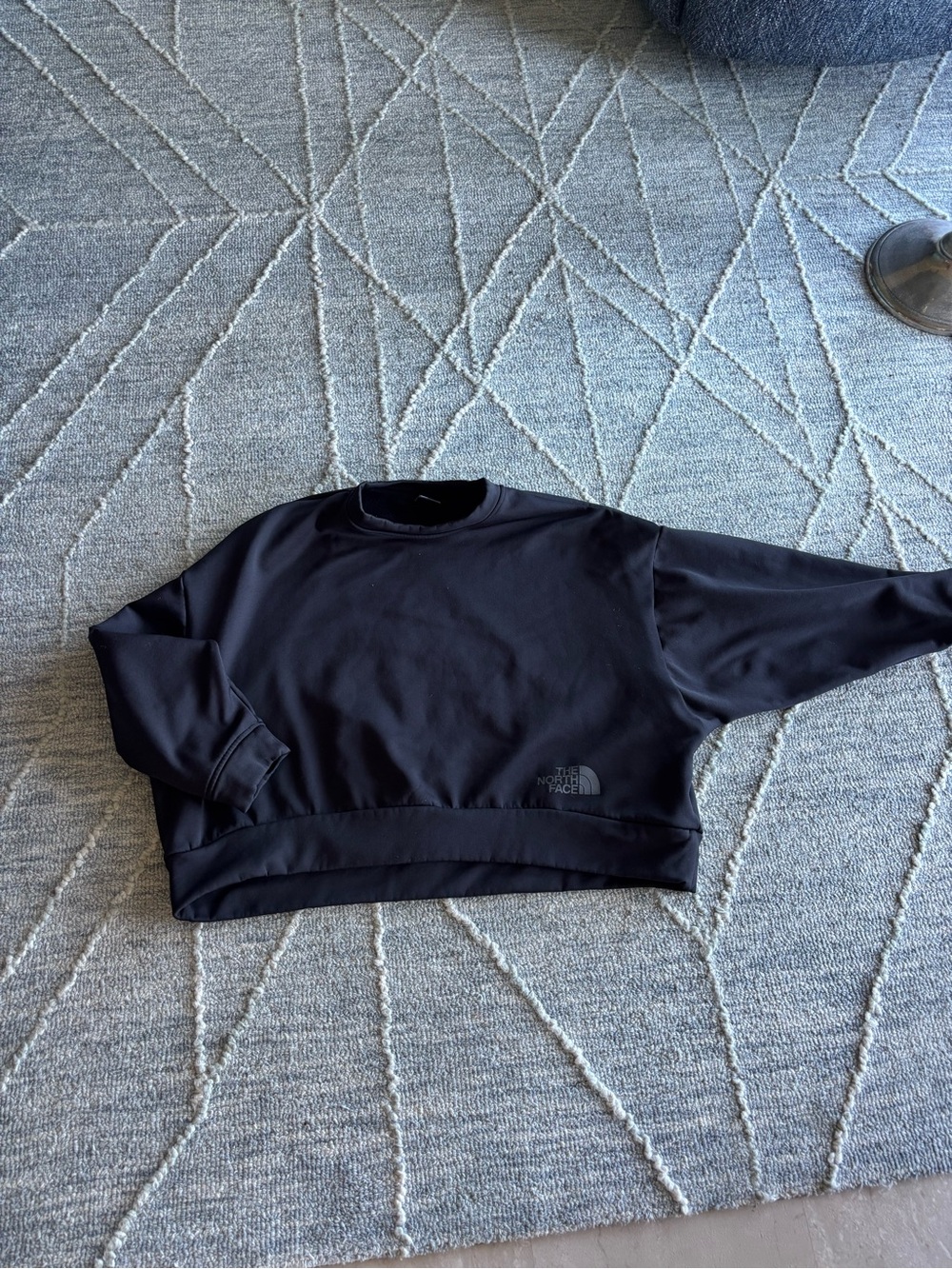The North Face Women's Black Crew Sweatshirt with Subtle Logo